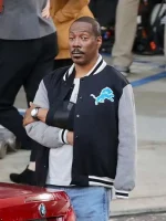 Eddie Murphy Beverly Hills Cop: Axel F 2024 Black Varsity Jacket - Image 2