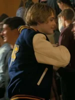 Billy Barratt My Spy The Eternal City 2024 Blue and Cream Varsity Jacket - Image 2