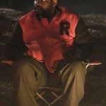 Brian Tyree Henry Atlanta Red and Black Varsity Jacket