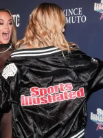 Brittany Mahomes Sports illustrated Super Bowl Party2024 Bomber Jacket - Image 3