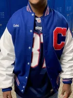 Carmel High School Blue and White Varsity Jacket