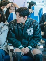 Cho Yong Pil Welcome To Samdalri Green and Black Varsity Jacket