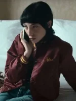 Devon Ross Irma Vep 2022 Red Varsity Jacket - Image 2
