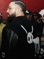 Drake For All The Dogs OVO Black Varsity Jacket