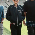 Emma Corrin Deadpool & Wolverine 2024 Black Varsity Jacket