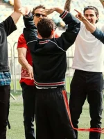 Emma Corrin Deadpool & Wolverine 2024 Black Varsity Jacket - Image 2