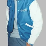 Jack Grealish Blue Varsity Jacket