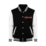 Gremlins Baseball Gizmo Black and White Varsity Jacket