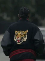 Hailey Kilgore Power Book III Raising Kanan S03 Black Varsity Jacket - Image 2