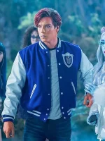 Heath Burns Monster High 2 Purple and White Varsity Jacket - Image 2
