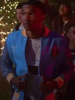 Jace Carson Swagger Season 02 Light Blue Varsity Jacket - Image 2