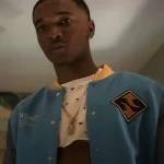 Jace Carson Swagger Season 02 Light Blue Varsity Jacket