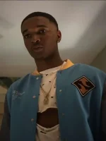 Jace Carson Swagger Season 02 Light Blue Varsity Jacket
