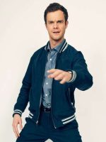 Jack Quaid The Boys Blue Varsity Jacket - Image 2