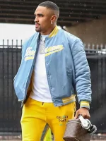 Jalen Hurts Ice Cream Blue Varsity Jacket - Image 2