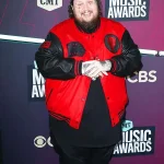Jelly Roll 2023 CMT Music Awards Red and Black Varsity Jacket