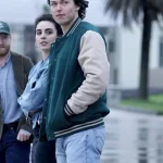 Josh Harris La Brea S02 Green Varsity Jacket