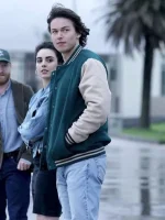 Josh Harris La Brea S02 Green Varsity Jacket