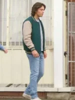 Josh Harris La Brea S02 Green Varsity Jacket - Image 2