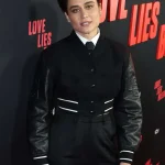 Katy O’Brian Love Lies Bleeding L.A Premier 2024 Varsity Jacket