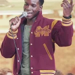Kedar Williams-Stirling Sex Education S02 Maroon Varsity Jacket