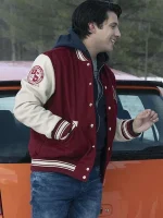 Kevin Alves Locke & key Red Varsity Jacket - Image 2