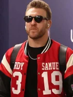 Kyle Juszczyk 49ers Super Bowl 2024 Red Varsity Jacket - Image 2