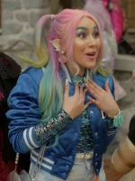 Lina Lecompte Monster High 2 Blue Varsity Jacket - Image 3