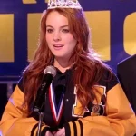 Lindsay Lohan Mean Girls 2004 Varsity Jacket