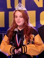 Lindsay Lohan Mean Girls 2004 Varsity Jacket