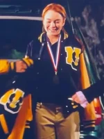 Lindsay Lohan Mean Girls 2004 Varsity Jacket - Image 2
