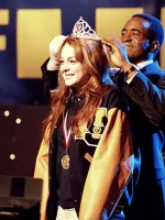 Lindsay Lohan Mean Girls 2004 Varsity Jacket - Image 3