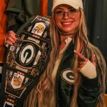 Liv Morgan Green Bay Packers Varsity Jacket