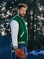 Marco Grazzini Hearts in the Game 2023 Green Varsity Jacket - Image 2