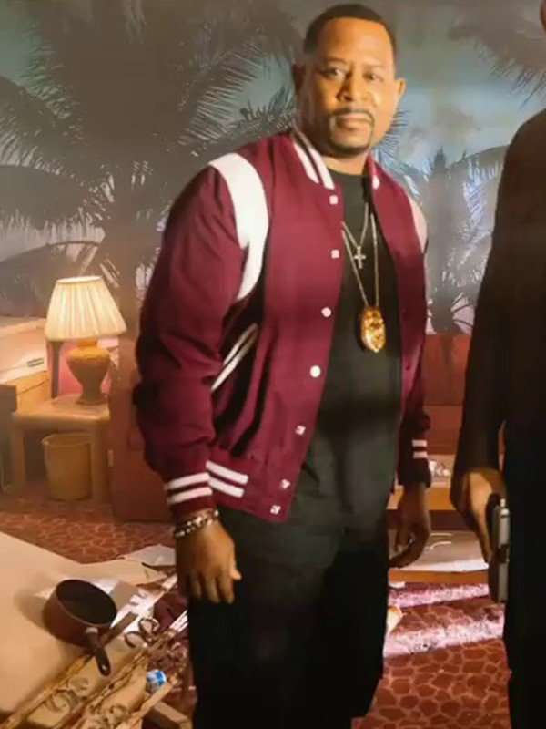 martin-lawrence-bad-boys-for-life-2020-maroon-varsity-jacket-01 Martin Lawrence Bad Boys for Life 2020 Maroon Varsity Jacket - Image 1