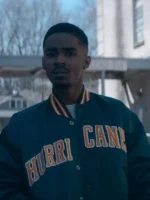 Myles Truitt Black Mafia Family S02 Green Varsity Jacket
