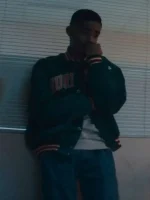 Myles Truitt Black Mafia Family S02 Green Varsity Jacket - Image 2