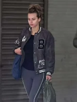 Nadia Parkes Kidnapped: The Chloe Ayling Story 2024 Grey Varsity Jacket