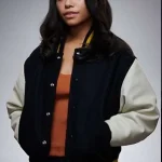 Navia Robinson Gotham Knights 2023 Black Varsity Jacket