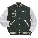 Owens Football Green and White Varsity Jacket