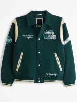 Philadelphia Eagles Green Varsity Jacket