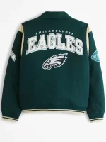 Philadelphia Eagles Green Varsity Jacket - Image 2