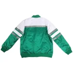 Jalen Hurts Philadelphia Eagles Super Bowl LVII Green and White Bomber Jacket - Image 4