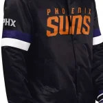 Phoenix Suns Basketball Team Black Varsity Jacket