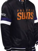 Phoenix Suns Basketball Team Black Varsity Jacket