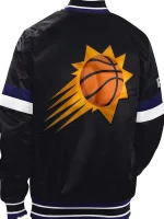 Phoenix Suns Basketball Team Black Varsity Jacket - Image 2