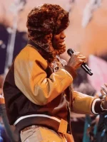 Rema Brit Awards 2024 Performance Varsity Jacket - Image 4