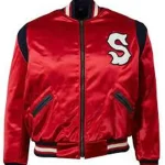 Sacramento Solons 1950 Red Satin Varsity Jacket