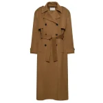 Selena Gomez Emilia Perez 2024 Brown Trench Coat - Image 2