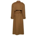 Selena Gomez Emilia Perez 2024 Brown Trench Coat - Image 3